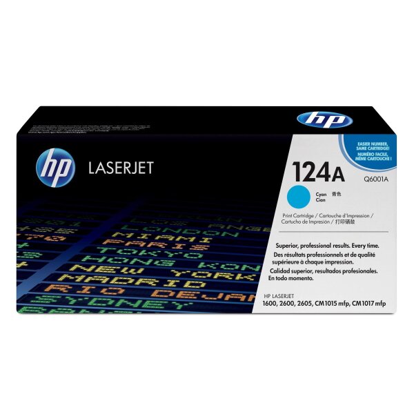 Toner HP Color Laser 2600N cyan Q6001A