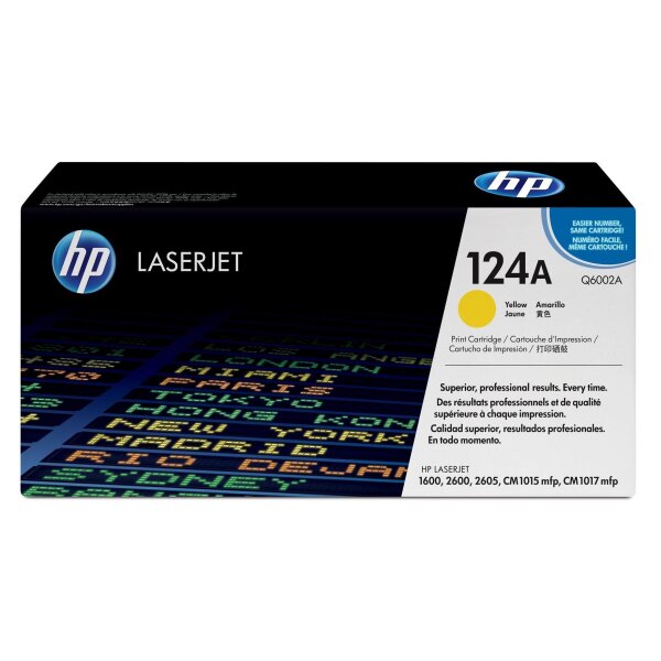 Toner HP Color Laser 2600N yellow Q6002A