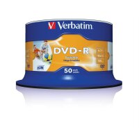 DVD ROH-R 4.7GB/ 16x Verbatim print. (50er Sp.)