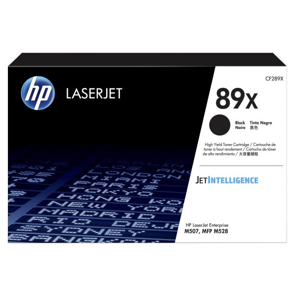 Toner HP Color Laser M507dn /MFP M528 black CF289X