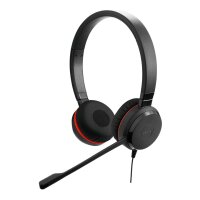 Jabra Headset Evolve 30 II MS Stereo USB Klinke Zertifiziert für Skype für Unternehmen