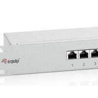 Equip Patchpanel CAT6 24 Port lightgrey 19" (1HE)