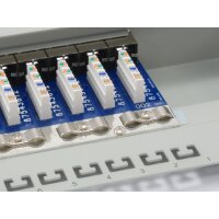 Equip Patchpanel CAT6 24 Port lightgrey 19" (1HE)