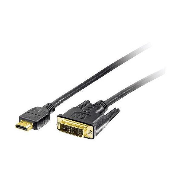 Kabel DVI-D <=> HDMI 2m St/St