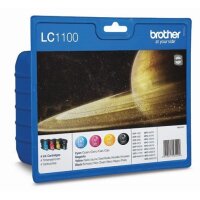 Tinte Brother LC-1100 VALBPDR Multipack (C/M/Y/BK)