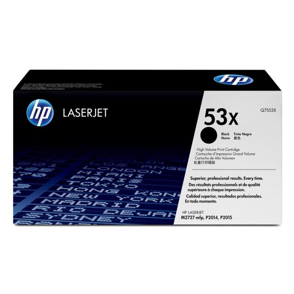 Toner HP LaserJet P2014/P2015 Serie 7.0k Q7553X Black