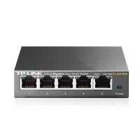 TP-LINK Switch TL-SG105E 5xGBit Managed Metallgehäuse