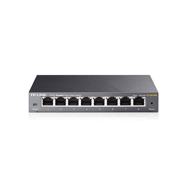 TP-LINK Switch TL-SG108E 8xGBit Unmanaged Metallgehäuse