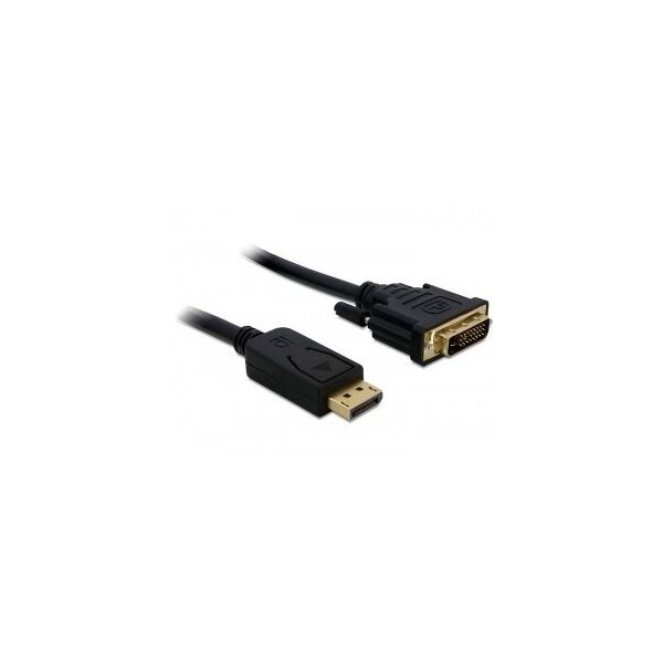 Delock Kabel DisplayPort 1.1 (DP) ==> DVI-D 2m St/St