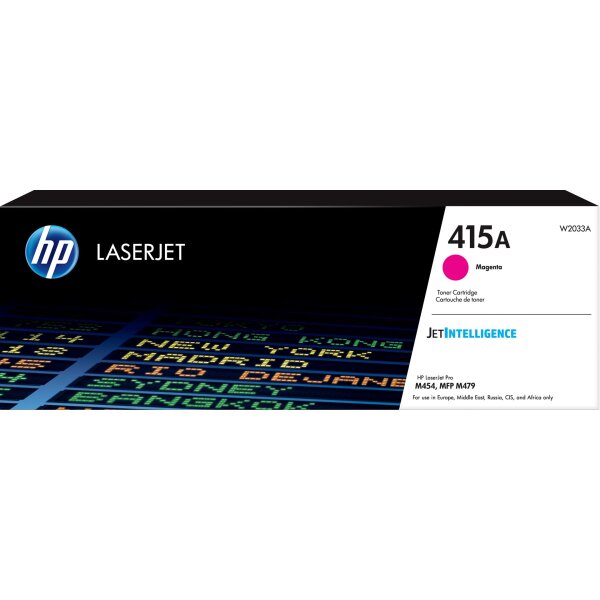 Toner HP LaserJet Pro M454/M479 Magenta W2033A HP 415A Magenta/2.100 Seiten