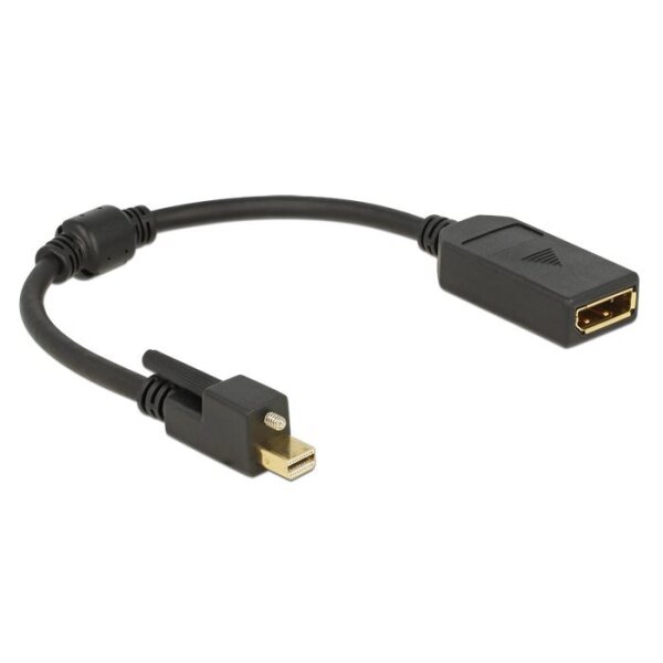 Delock Adapter Mini-DisplayPort auf DisplayPort mit Schraube