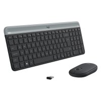 Logitech Desktop MK470 Wireless compact [DE] black