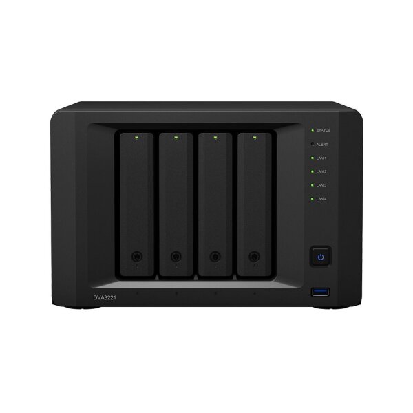 Synology Network Video Recorder DVA3221 (4 Bay) Deep Learning NVR