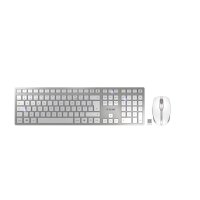 CHERRY Desktop DW 9100 SLIM [FR] WL AES silver BT Lithium...