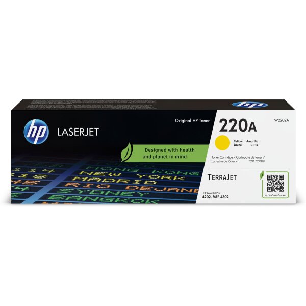 Toner HP 220A Laser Yellow W2202A 1.800 Seiten