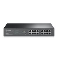 TP-LINK Switch TL-SG1016PE 16xGBit 19" (8x PoE+ / 110W)