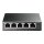 TP-LINK Switch TL-SG105PE 5xGBit 4xPoE+ Unmanaged Metallgehäuse