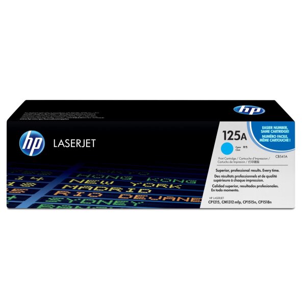 Toner HP Color Laser CP1515N cyan CB541A