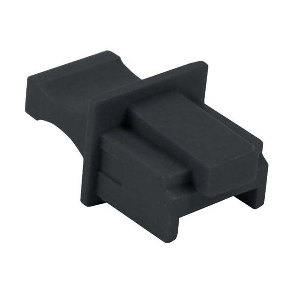 Staub-Schutzkappe LAN RJ45, schwarz/black/noir 100er Pack