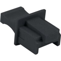 Staub-Schutzkappe LAN RJ45, schwarz/black/noir 100er Pack