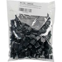 Staub-Schutzkappe LAN RJ45, schwarz/black/noir 100er Pack