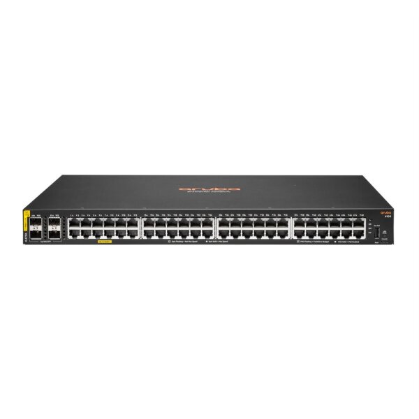 HPE Aruba Switch CX 6100 48G 4SFP+ 48xGBit/4xSFP+ PoE 370W JL675A