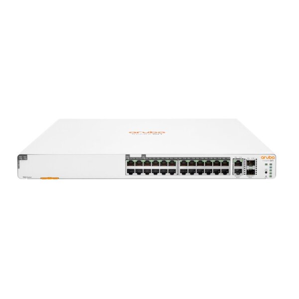 HPE Aruba Switch Instant On 1960 24G 2XGT 2SFP+ 370W PoE+ JL807A