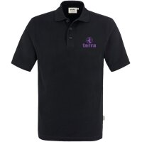 TERRA Herren Polo-Shirt, schwarz - L