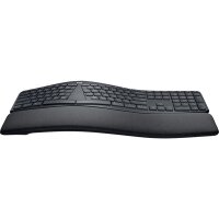 Logitech Keyboard K860 ERGO Split Ergonomic [DE] graphite  mit Handballenauflage