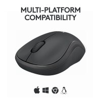 Logitech Mouse M240 SILENT Bluetooth graphit BT  DPI-Bereich: 400-4000, Schritte von 100 DPI