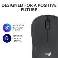 Logitech Mouse M240 SILENT Bluetooth graphit BT  DPI-Bereich: 400-4000, Schritte von 100 DPI