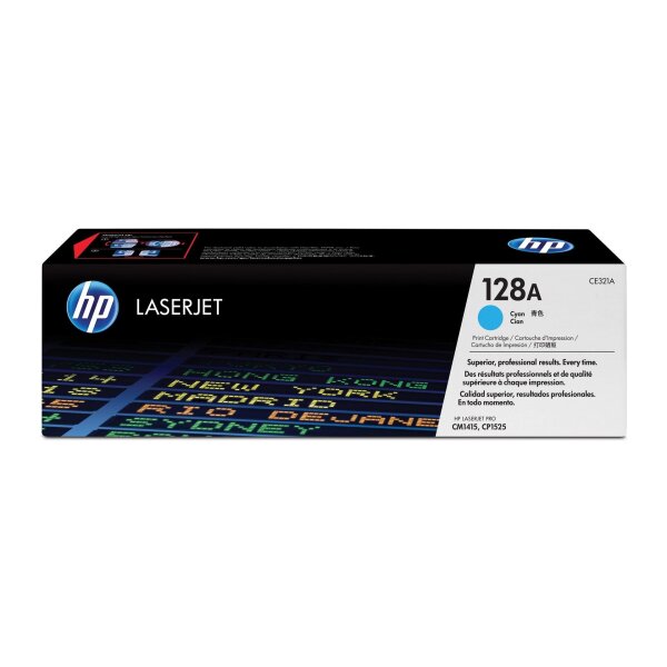 Toner HP Color Laser Pro CM1415 cyan CE321A