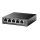 TP-LINK Switch TL-SG105MPE 5xGBit 4xPoE+ Unmanaged Metallgehäuse