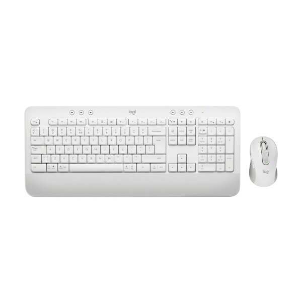 Logitech Desktop MK650 Signature BOLT [DE] white BT Mouse: Signature M650 for Busi. (400–4000 DPI)