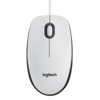 Logitech Mouse B100 Optical White