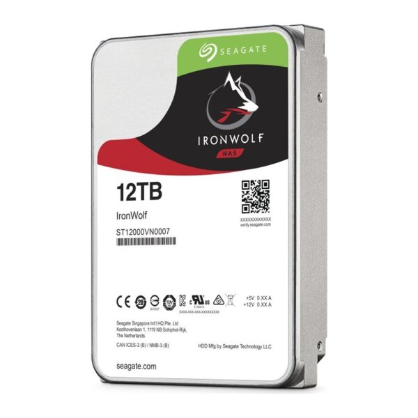 Seagate HD3.5" SATA3 12TB ST12000VN0008 / 7.2k (Di)