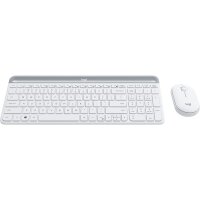 Logitech Desktop MK470 Wireless compact [DE] white