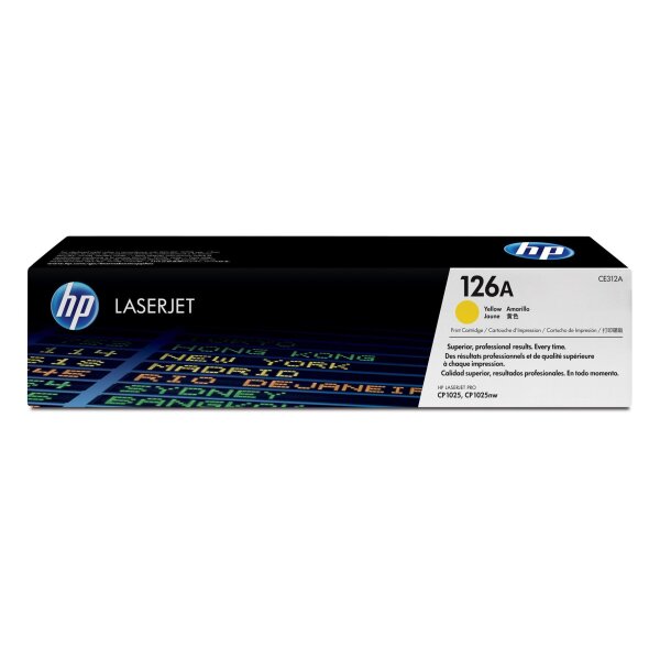 Toner HP Color Laser Pro CP1025 CE312A yellow