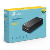 TP-LINK PoE++ Injektor TL-POE170S 60W PoE Power 1× Gigabit PoE Port, 1× Gigabit Non-PoE Port