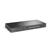 TP-LINK Switch SG3218XP-M2 16-Port Managed L2+ 8×...