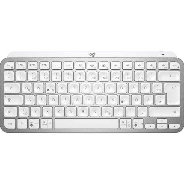 Logitech Keyboard MX Keys MINI WL [DE] pale grey BT +++ Kompakt