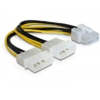 Delock ATX Stromadapter 2x 5.25" -> 8-pin (PCIe)