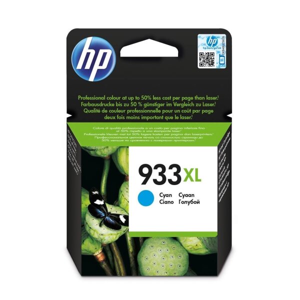 Tinte HP OF 6100e/6600e Cyan (933XL)