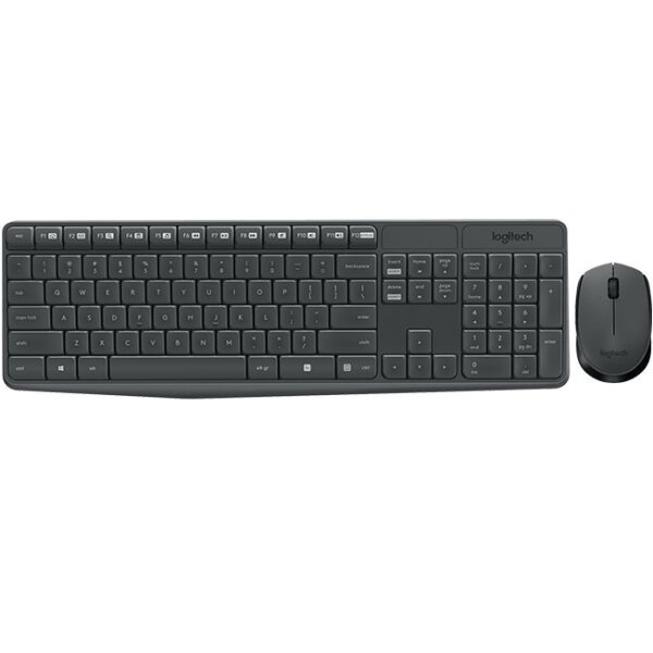 Logitech Desktop MK235 Wireless [DE] dark grey