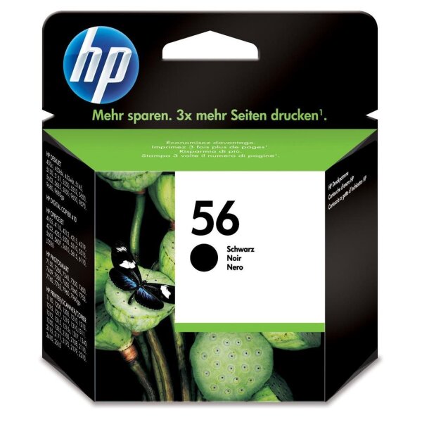 Tinte HP DJ 5x50/450Cbi BLACK No.56 C6656A