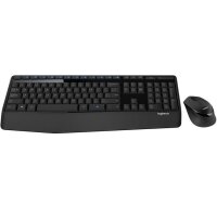 Logitech Desktop MK345 Wireless Comfort [FR] black/noir...