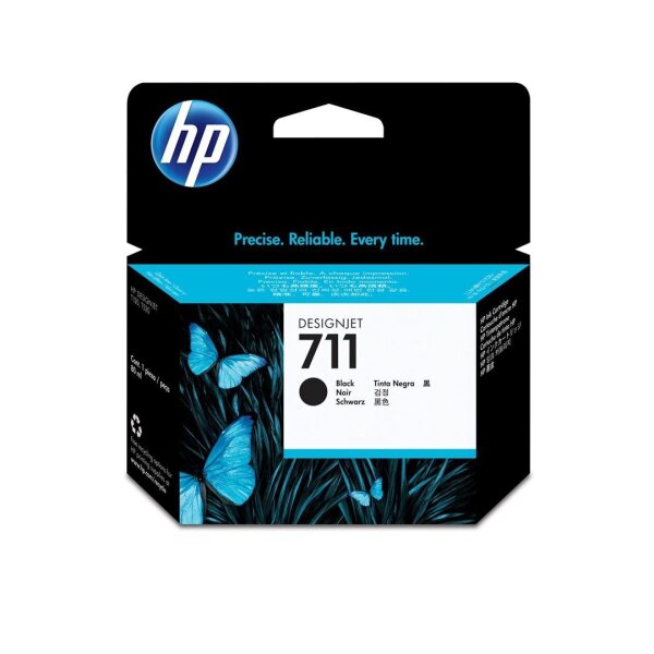 Tinte HP Dsgnj T52x black No.711 CZ133A