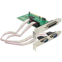 IO Delock PCI Karte 2x seriell + 1x parallel