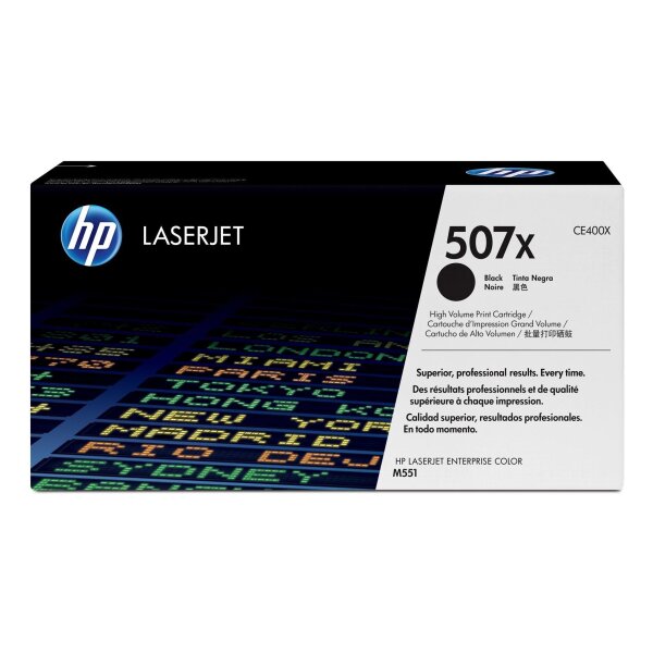 Toner HP Color Laser Enterprise M551 black CE400X