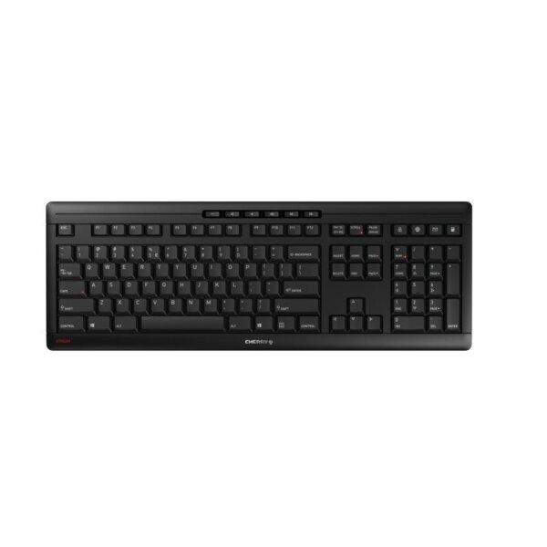 CHERRY Keyboard STREAM WIRELESS [EU] black US-International